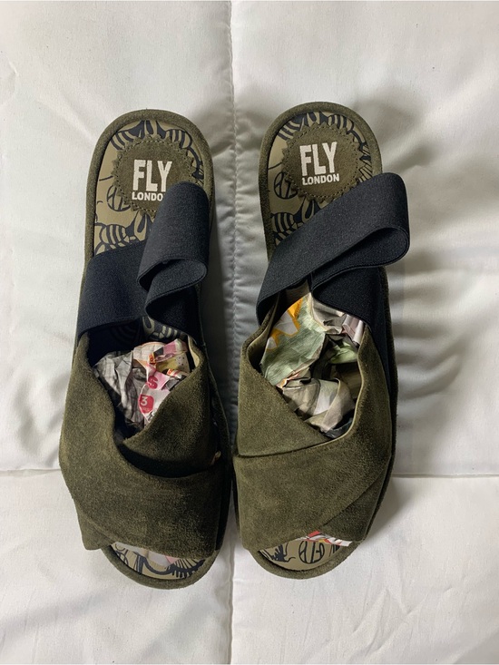 Fly London Shoes - New in box FLY LONDON wedge sandals womens size 8.5